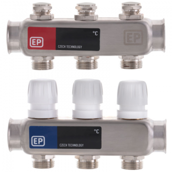 Коллекторный блок с термостат. клапанами EUROPRODUCT EP.S1100-03 1